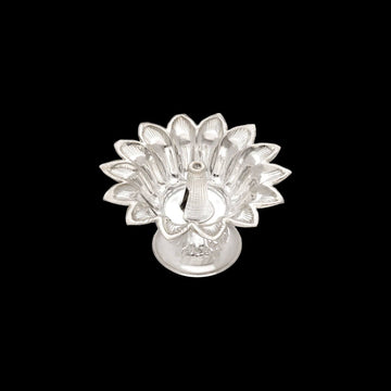 niranjan lamp silvIlluminating Silver Diya - Silver Pooja Items / Silver Puja Samaier
